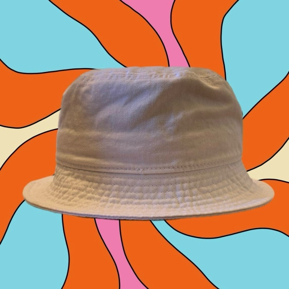 80s Style Run DMC Basic White Bucket Hat - Picture 4 of 4